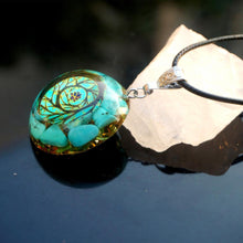 Load image into Gallery viewer, Turquoise Orgonite Energy Pendant
